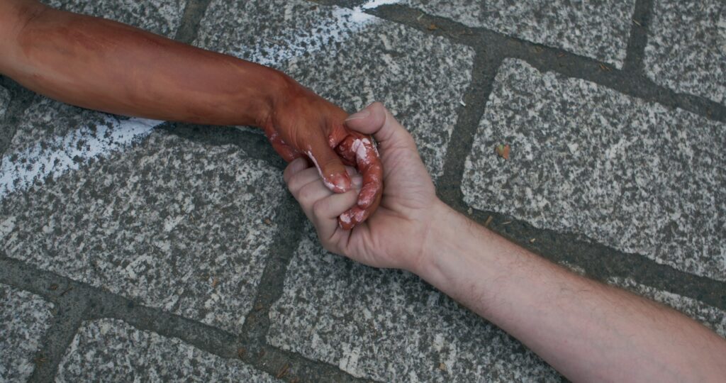 Still from Sonita Gale's documentary Hostile