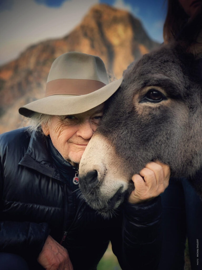 Jerzy and donkey TFV Interviews Jerzy Skolimowski