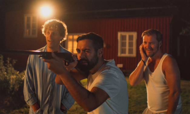 Hunters on a White Field