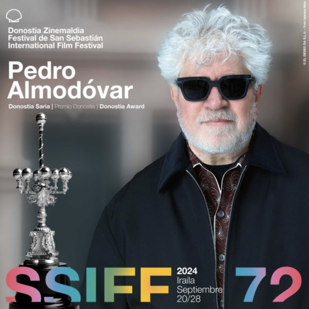 Screenshot 2024 08 14 at 4.26.48 PM Pedro Almodóvar to receive a Donostia Award at the 72nd edition of the San Sebastian Festival